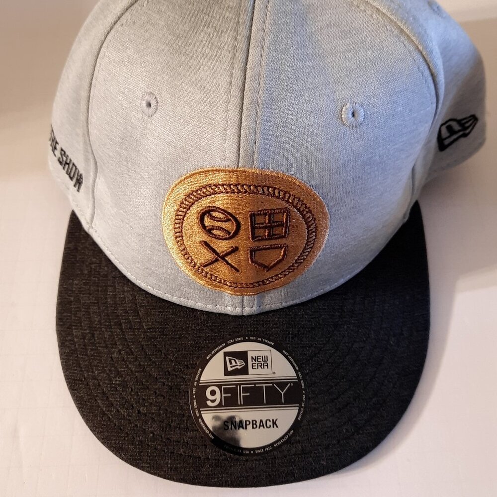 MLB The Show 17 New Era 9Fifty Snapback Hat Gray/Black PS4 Promo Cap NEW